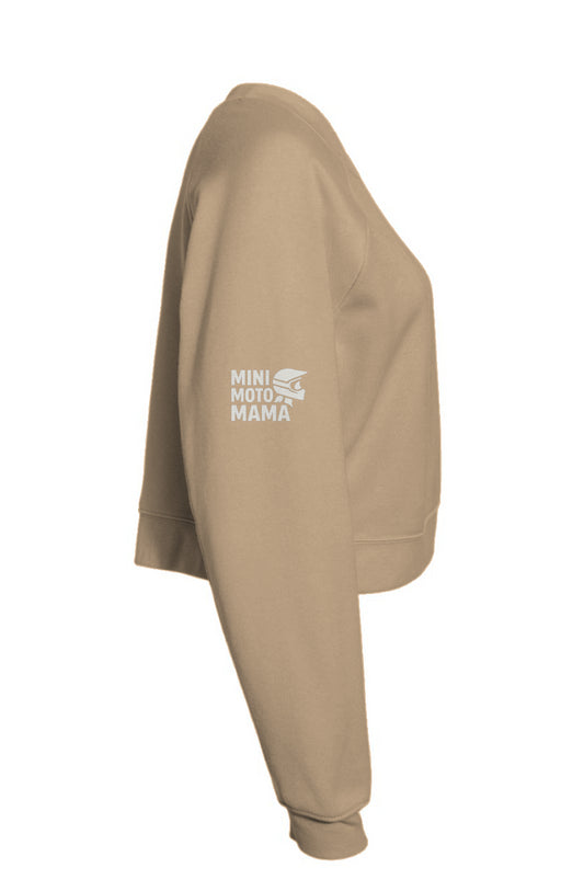 Womens Raglan Pullover Fleece Sweatshirt